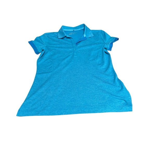 Nike Golf Tour Performance two tone Blue Polo Shirt dri fit size small - Picture 1 of 9